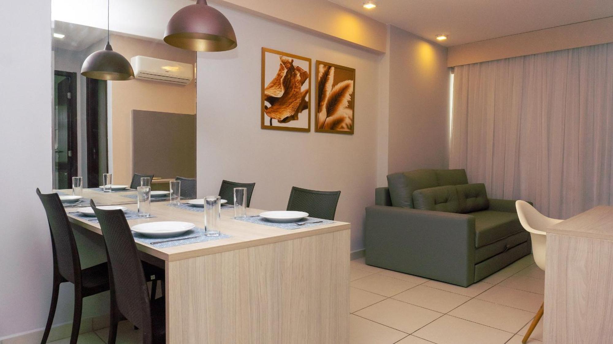 Flat Ao Lado Do Rio Mar No Edf Beach Class Excelsior Por Yolo Recife Exterior photo